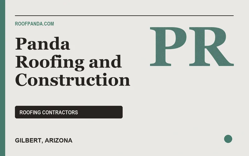 Panda Roofing and Construction in Gilbert, Arizona