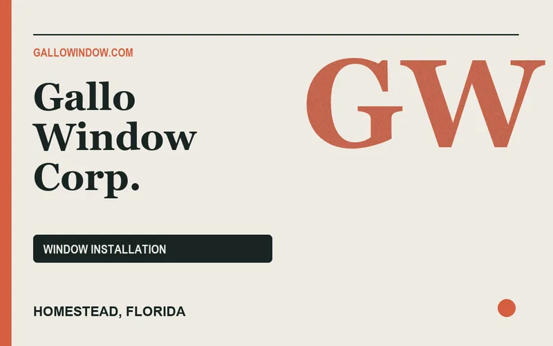 GALLO WINDOW CORP. in Homestead, Florida