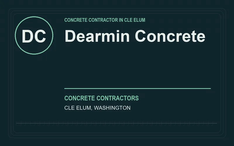 Dearmin Concrete in Cle Elum, Washington
