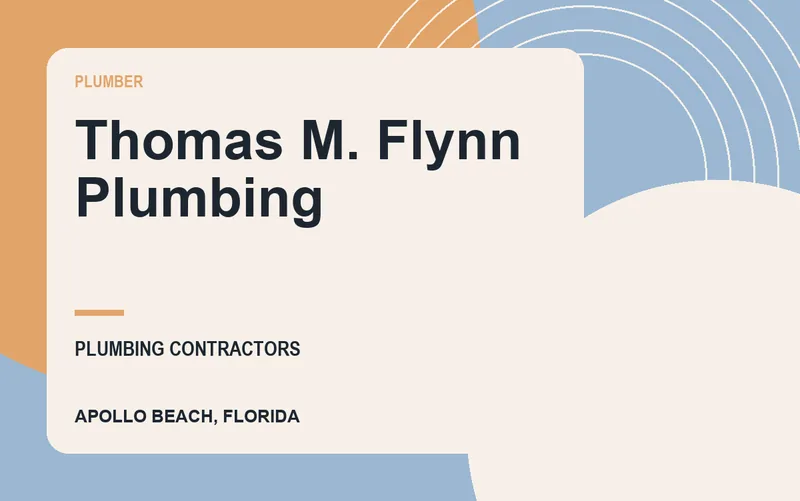 Thomas M. Flynn Plumbing in Apollo Beach, Florida