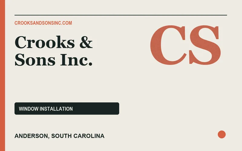 Crooks & Sons Inc. in Anderson, South Carolina