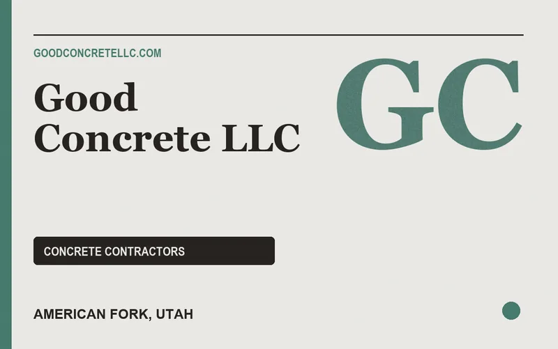 Good Concrete LLC in American Fork, Utah