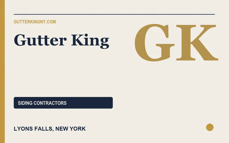 Gutter King in Lyons Falls, New York