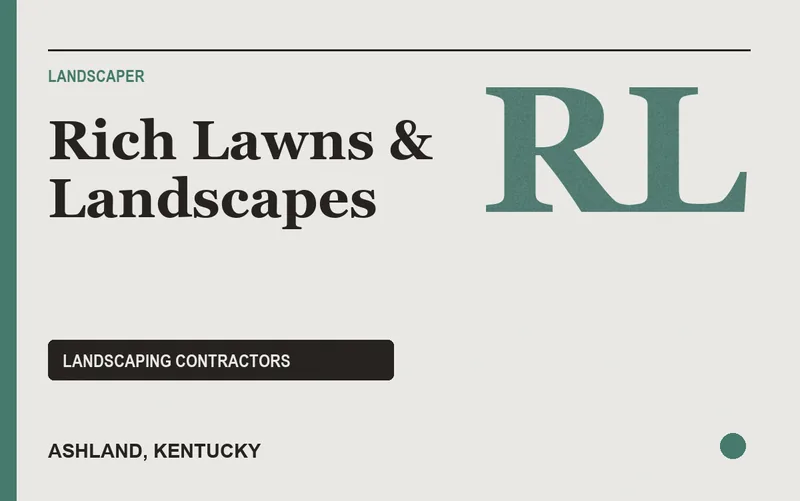 Rich Lawns & Landscapes in Ashland, Kentucky