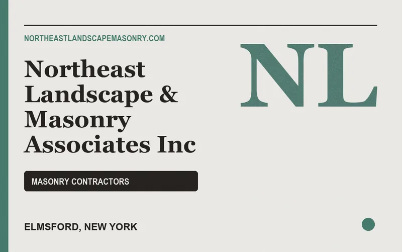 northeast landscape & masonry associates inc in Elmsford, New York