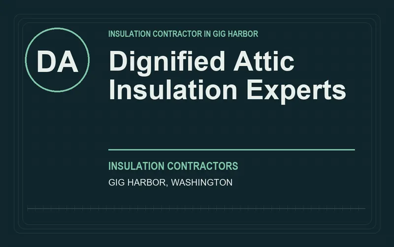 Dignified Attic Insulation Experts in Gig Harbor, Washington