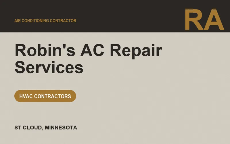 Robin's AC Repair Services in St Cloud, Minnesota