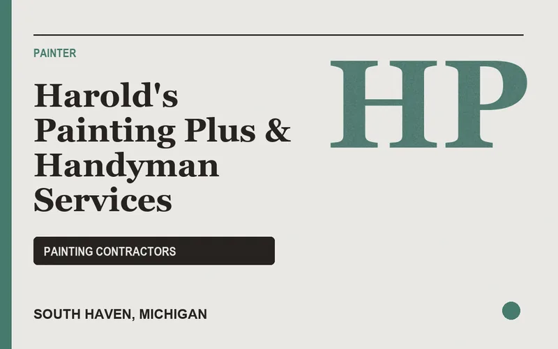 Harold's Painting Plus & Handyman Services in South Haven, Michigan