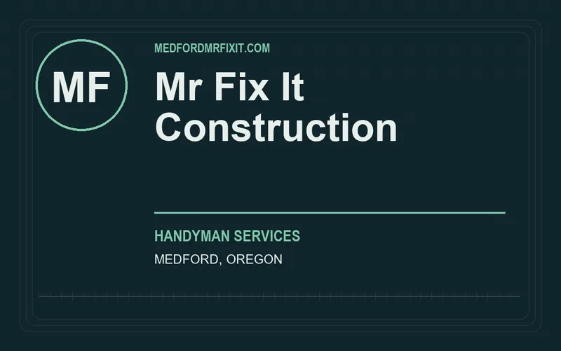 Mr Fix It Construction in Medford, Oregon