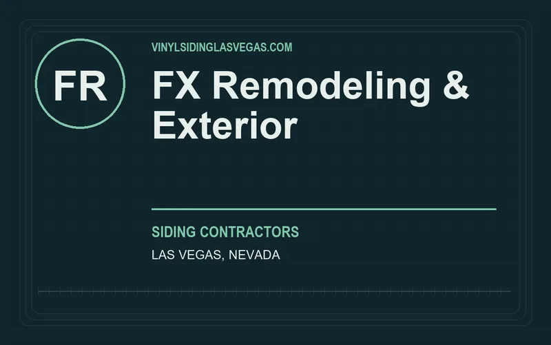 FX Remodeling & Exterior in Las Vegas, Nevada