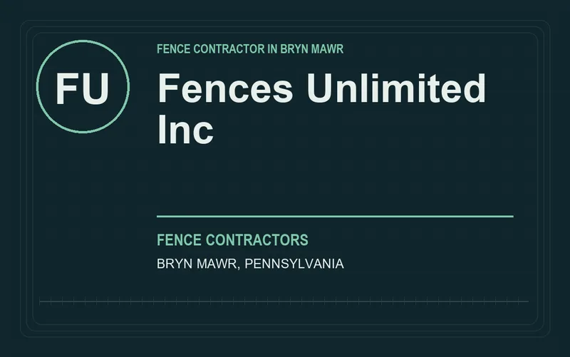 Fences Unlimited Inc in Bryn Mawr, Pennsylvania