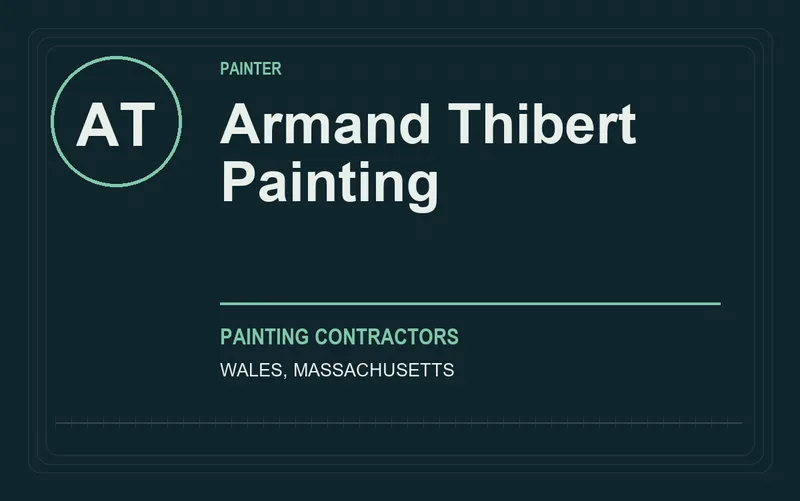 Armand Thibert Painting in Wales, Massachusetts