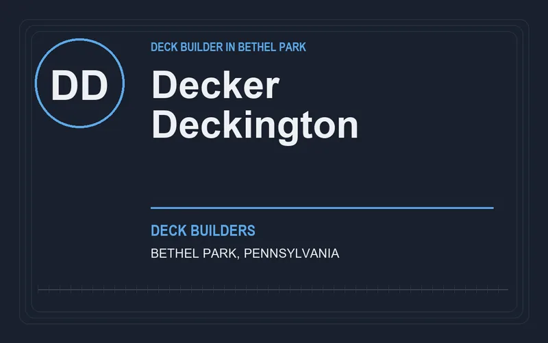 Decker Deckington in Bethel Park, Pennsylvania