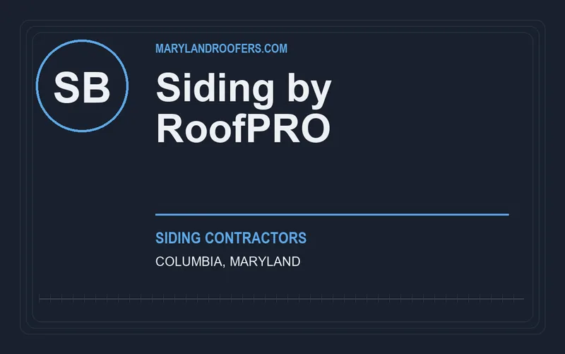 Siding by RoofPRO in Columbia, Maryland