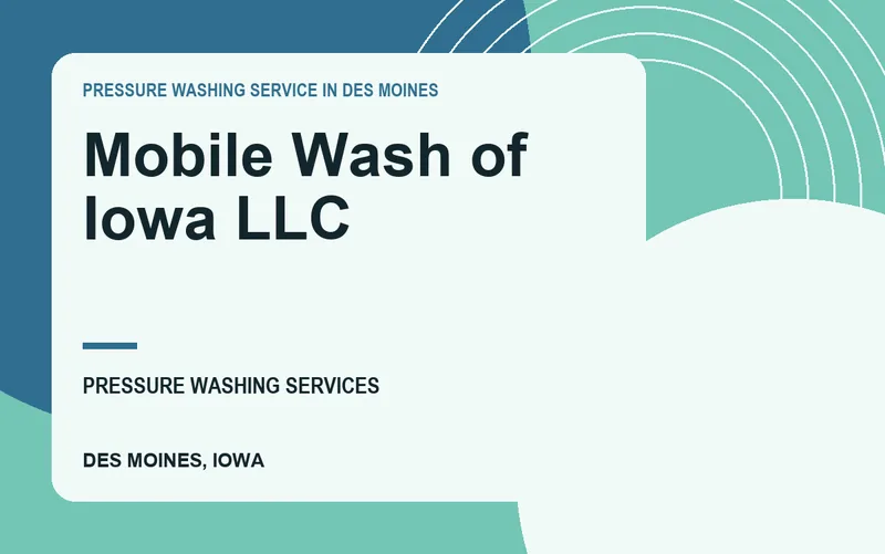 Mobile Wash of Iowa LLC in Des Moines, Iowa