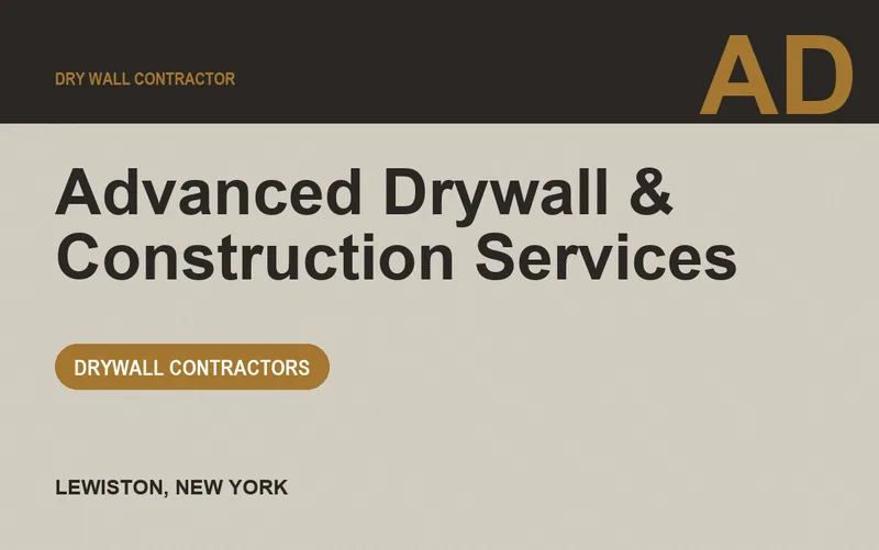 Advanced Drywall & Construction Services in Lewiston, New York