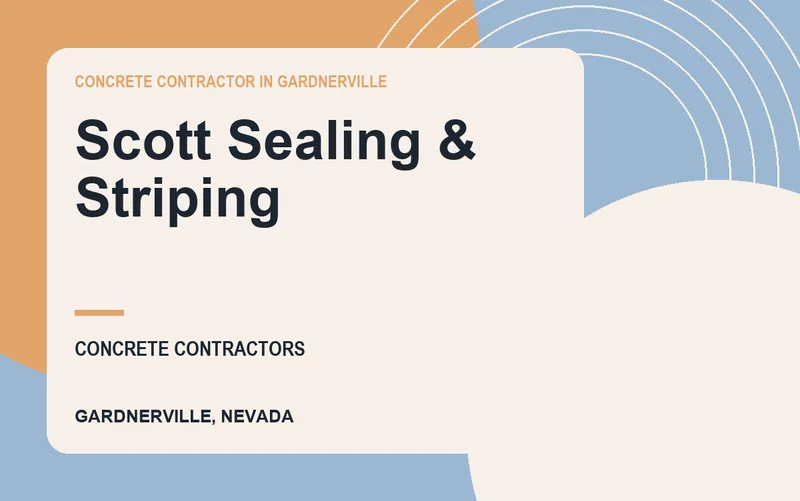 Scott Sealing & Striping in Gardnerville, Nevada
