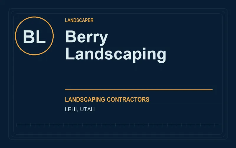 Berry Landscaping in Lehi, Utah