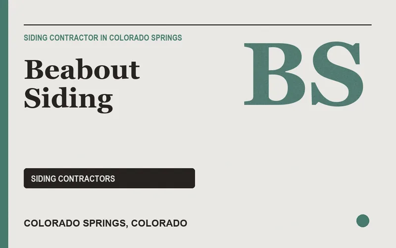 Beabout Siding in Colorado Springs, Colorado