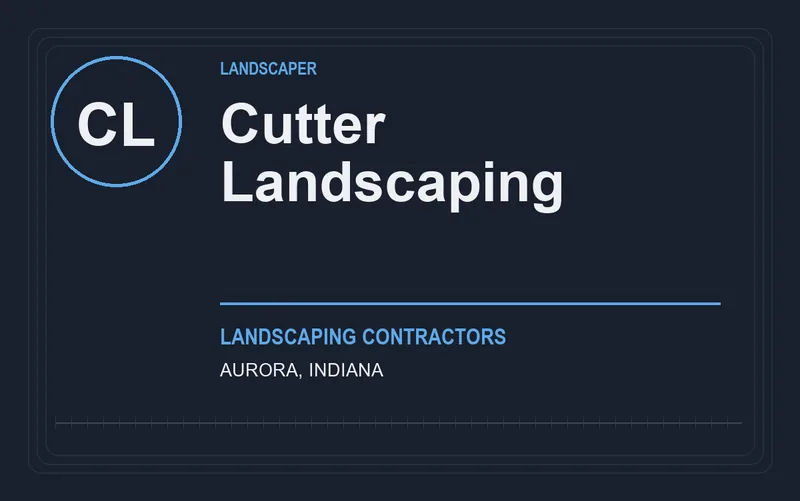 Cutter Landscaping in Aurora, Indiana