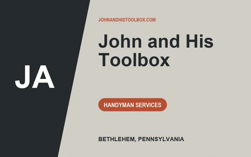 John and His Toolbox in Bethlehem, Pennsylvania