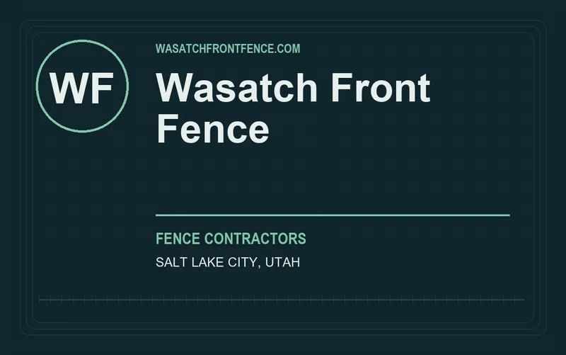 Wasatch Front Fence in Salt Lake City, Utah