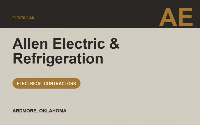 Allen Electric & Refrigeration in Ardmore, Oklahoma