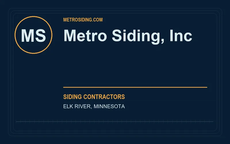 Metro Siding, Inc in Elk River, Minnesota