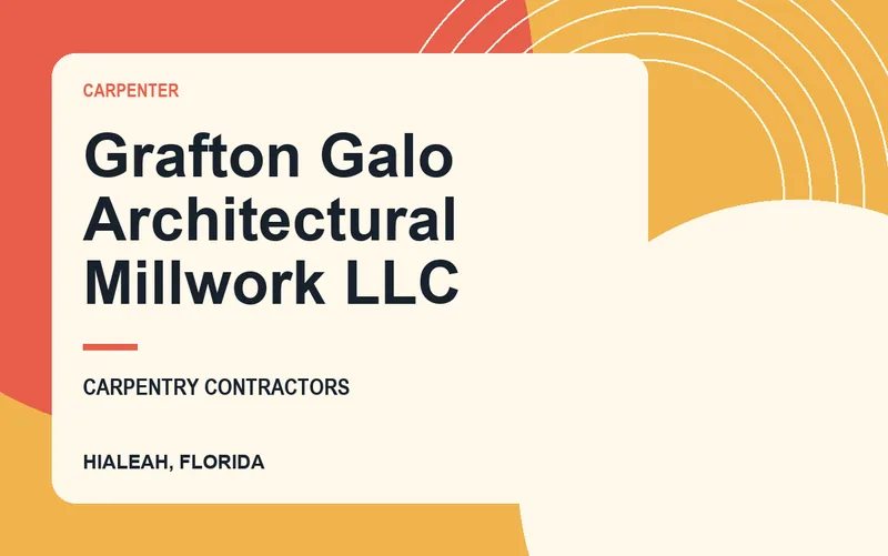 Grafton Galo Architectural Millwork LLC in Hialeah, Florida