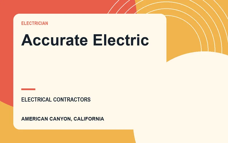 Accurate Electric in American Canyon, California