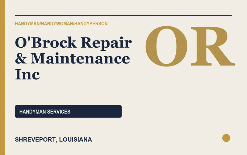 O'Brock Repair & Maintenance Inc in Shreveport, Louisiana