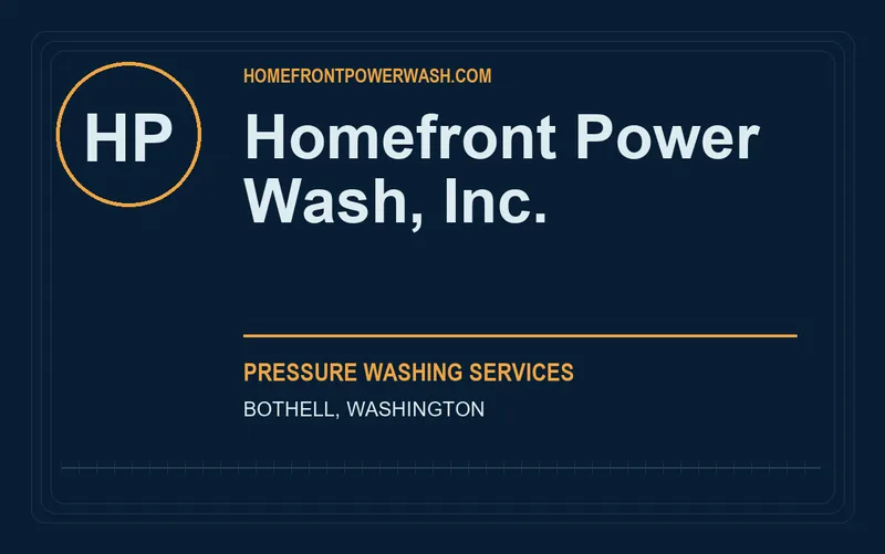 Homefront Power Wash, Inc. in Bothell, Washington