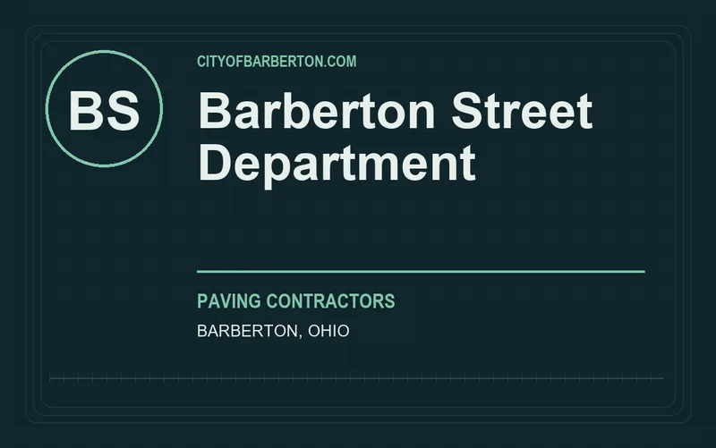 Barberton Street Department in Barberton, Ohio