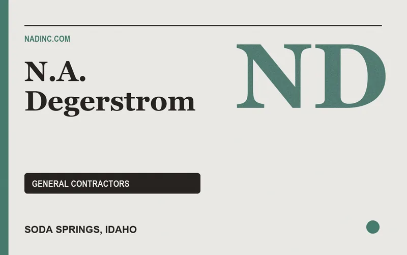 N.A. Degerstrom in Soda Springs, Idaho
