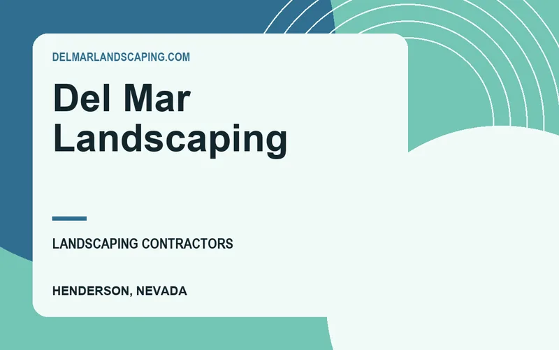 Del Mar Landscaping in Henderson, Nevada