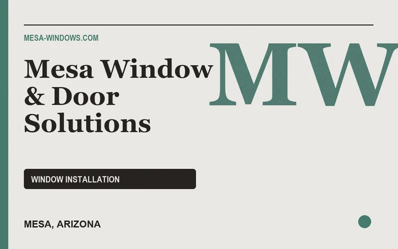 Mesa Window & Door Solutions in Mesa, Arizona