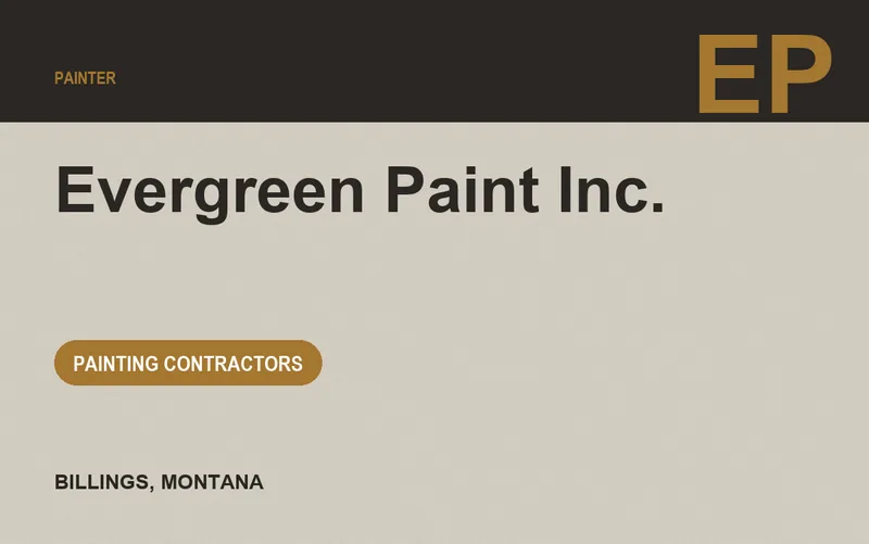Evergreen Paint Inc. in Billings, Montana