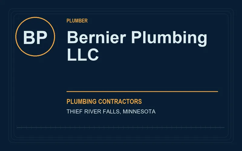 Bernier Plumbing LLC in Thief River Falls, Minnesota