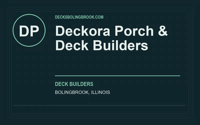 Deckora Porch & Deck Builders in Bolingbrook, Illinois