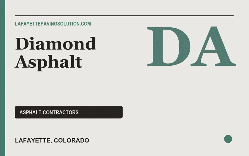 Diamond Asphalt in Lafayette, Colorado