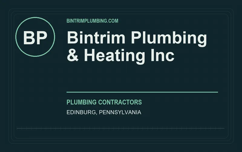 Bintrim Plumbing & Heating Inc in Edinburg, Pennsylvania