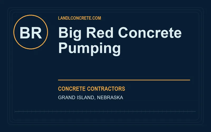 Big Red Concrete Pumping in Grand Island, Nebraska