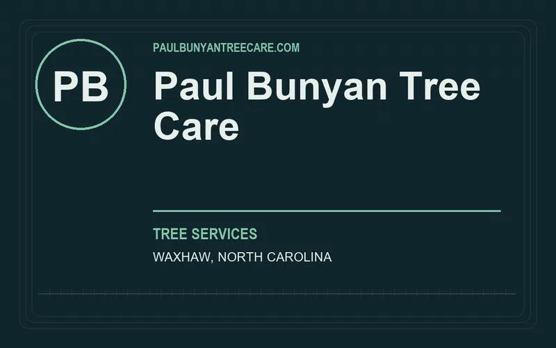 Paul Bunyan Tree Care in Waxhaw, North Carolina