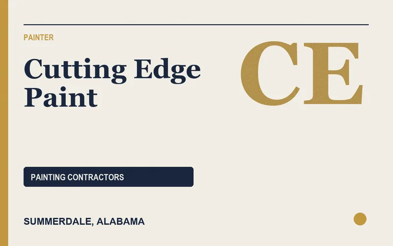 Cutting Edge Paint in Summerdale, Alabama