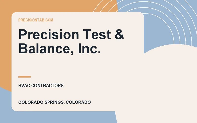 Precision Test & Balance, Inc. in Colorado Springs, Colorado