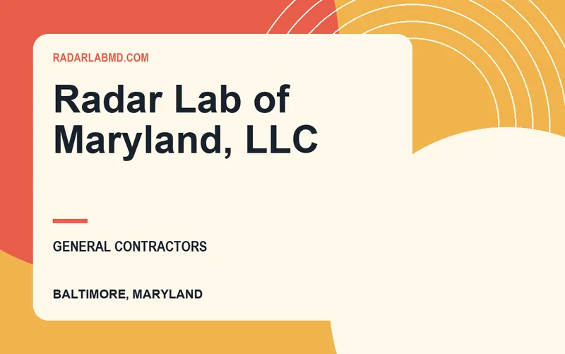Radar Lab of Maryland, LLC in Baltimore, Maryland
