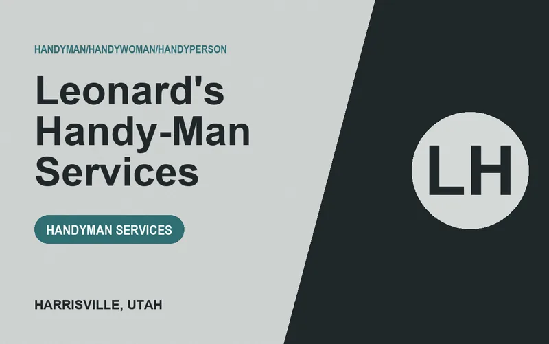 Leonard's Handy-Man Services in Harrisville, Utah
