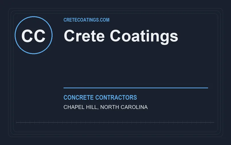 Crete Coatings in Chapel Hill, North Carolina