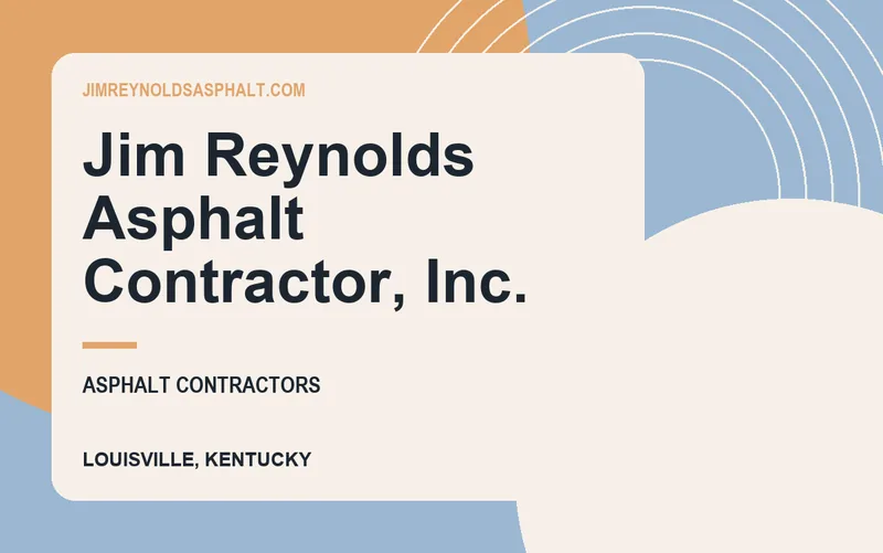 Jim Reynolds Asphalt Contractor, Inc. in Louisville, Kentucky