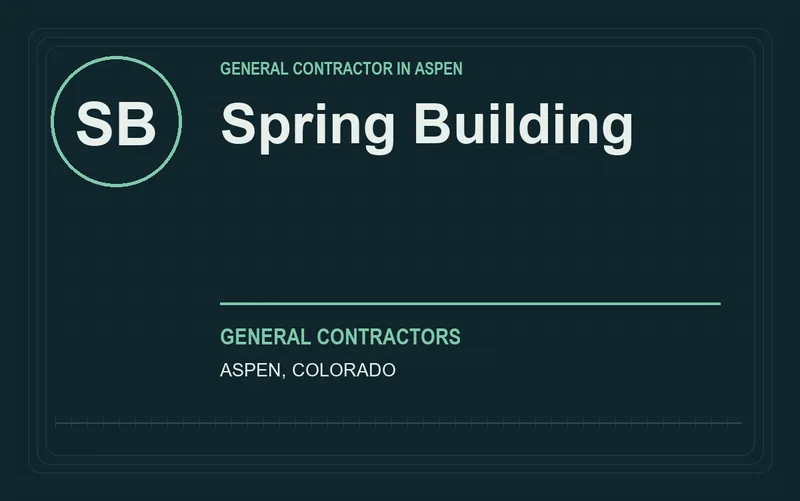 spring building in Aspen, Colorado
